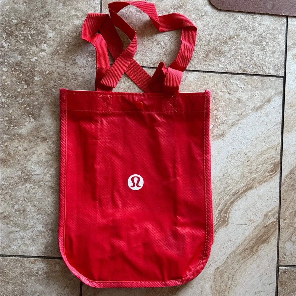 lululemon athletica Red Tote‎ Bag